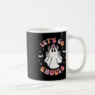 Halloween Let's Go Ghouls Ghost Retro Kostüm Wome Kaffeetasse