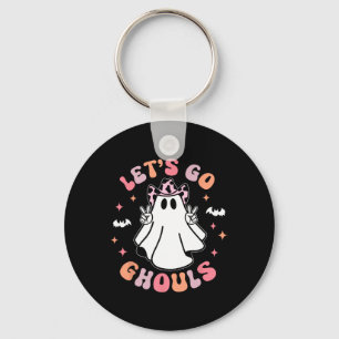 Halloween Let's Go Ghouls Ghost Retro Kostüm Wome Schlüsselanhänger