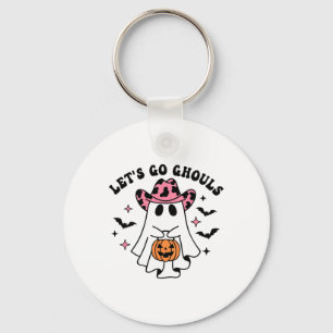 Halloween Let's Go Ghouls Ghost Retro Kostüm Wome Schlüsselanhänger