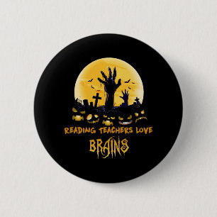Halloween Liebe der Lehrer Button