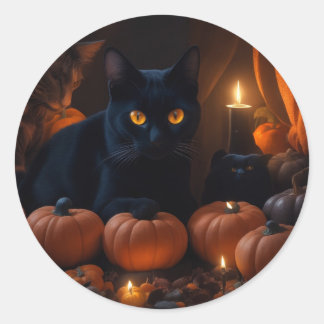 Halloween-Liebhaber Runder Aufkleber