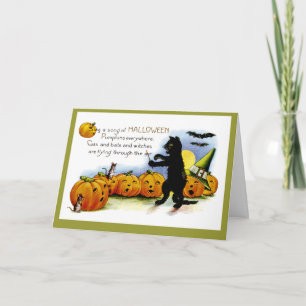 Halloween-Lied Karte
