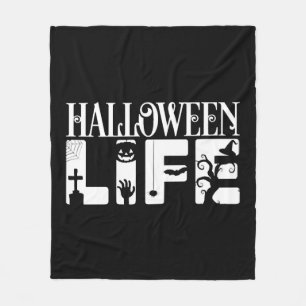 Halloween Life Fleecedecke
