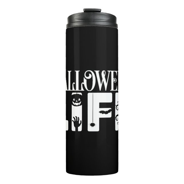 Halloween Life Thermosbecher (Vorderseite)