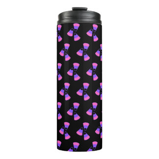 Halloween Lila Black Candle Thermal Tumbler Thermosbecher