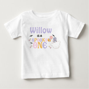 Halloween Lila Gruseliger Erste Halloween Geburtst Baby T-shirt