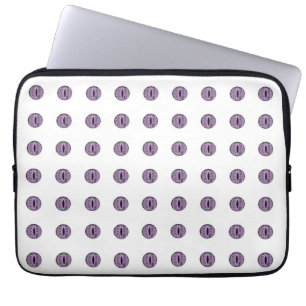 Halloween Lila Polka Dot Eyes Laptopschutzhülle