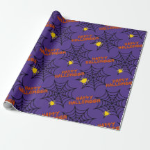 Halloween Lila Spider Web