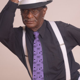 Halloween Lila Spinnen und Spinnennetze Krawatte