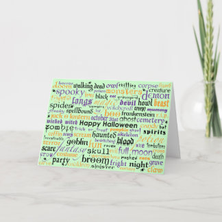Halloween Lingo Card Karte