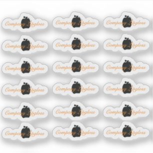 Halloween-Lipgloss-Verpackungs-Logo-Lip-Branding Aufkleber