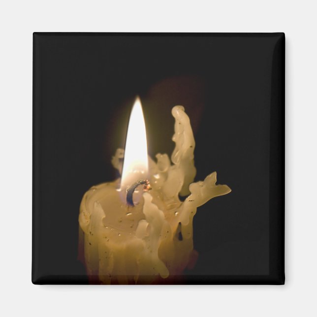 Halloween Lite Candle und Burnt Wick Magnet (Vorne)