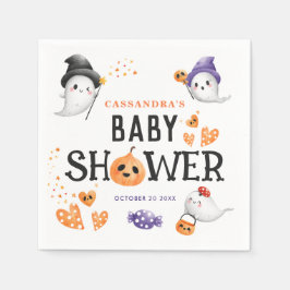 Halloween Little Boo Baby Dusche Niedliche Geister Serviette