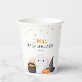 Halloween Little Boo Baby Dusche Pappbecher