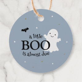 Halloween Little Boo Boy Baby Dusche Danke Geschenkanhänger
