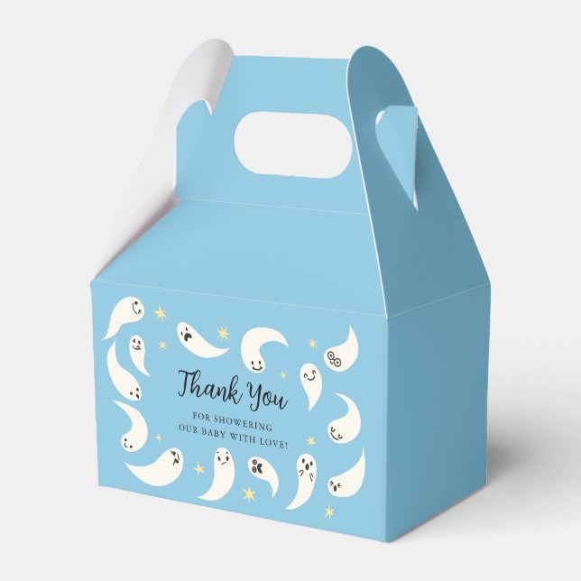 Halloween Little Boo Boy Baby Dusche Geschenkschachtel (Vorderseite)