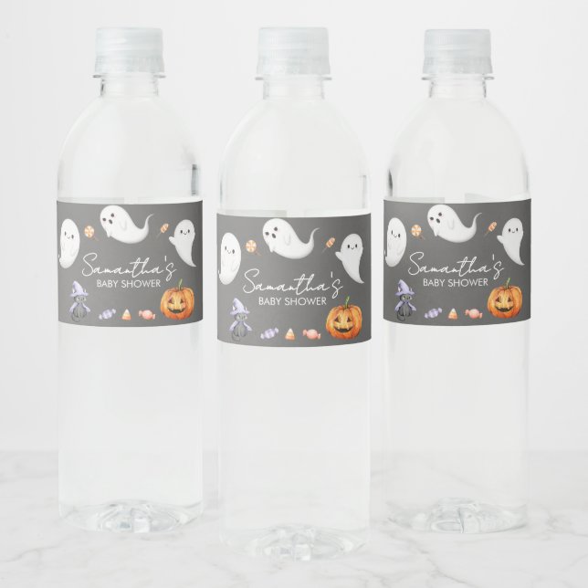 Halloween Little Boo Ghost Baby Dusche (Flaschen)