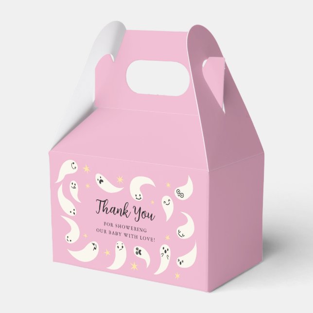 Halloween Little Boo Girl Babydusche Geschenkschachtel (Vorderseite)