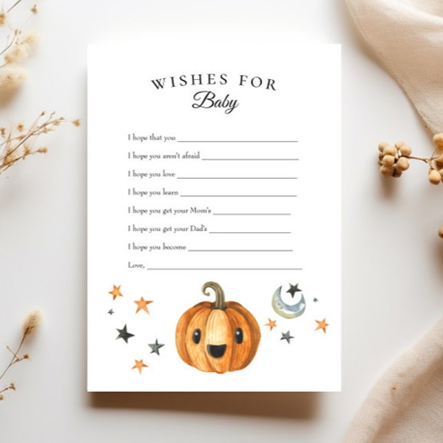 Halloween Little Boo ist ein Wunschtraum für Baby Einladung (Von Creator hochgeladen)