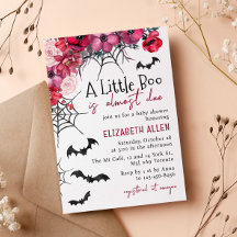 Halloween Little Boo ist fast passend Babydusche