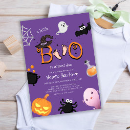 Halloween Little Boo Spooky Baby Dusche Einladung
