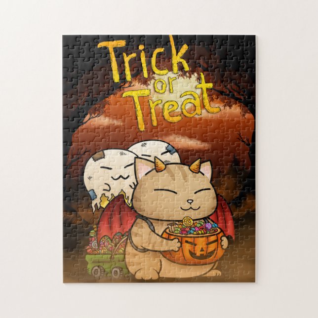 Halloween Little Devil Cat (Vertikal)