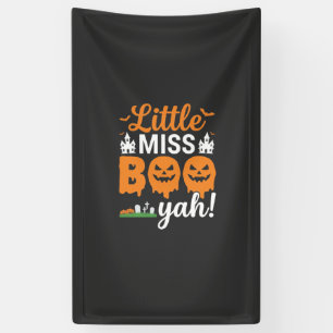 Halloween Little Miss Boo Yah Kürbisdesign_1 Banner