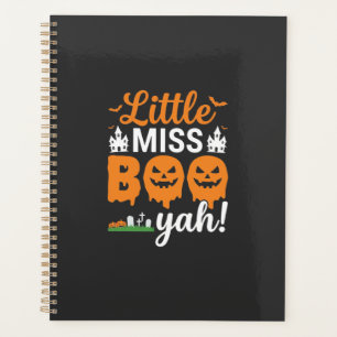 Halloween Little Miss Boo Yah Kürbisdesign_1 Planer