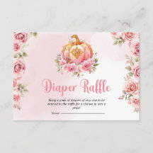 Halloween Little Pumpkin Baby Duwer Diaper Raffle