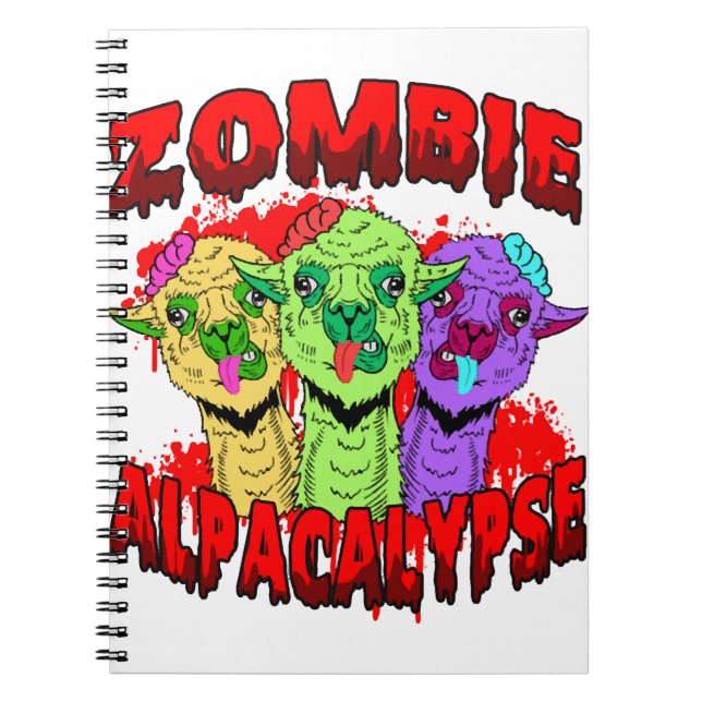 Halloween Llama Alpaca Funny Lama Glama Cooles Ges Notizblock (Vorderseite)