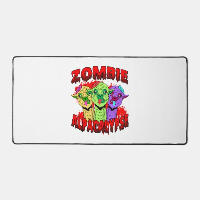 Halloween Llama Alpaca Funny Lama Glama Cooles Ges Schreibtischunterlage (Vorderseite)