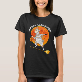 Halloween Llamaween Mädchen T-Shirt