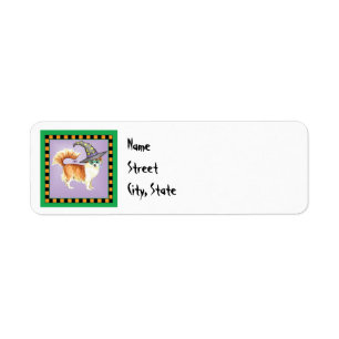 Halloween Long Coat Chihuahua Label