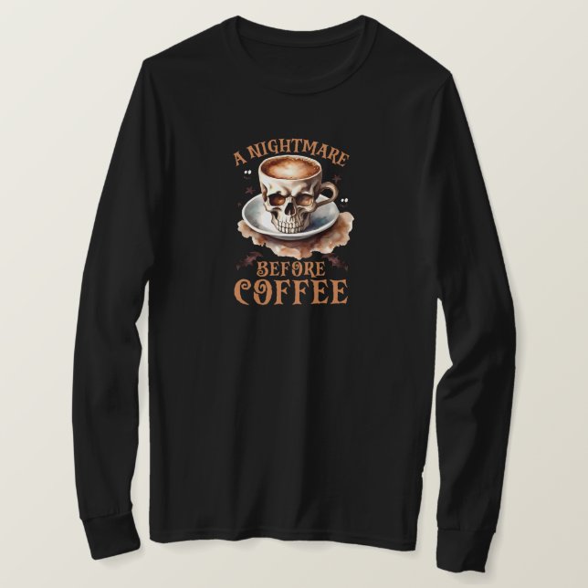 Halloween Long Sleeve T - Shirt (Design vorne)