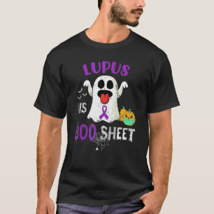 Halloween Lupus ist Boo Sheet Lila Boos Ghost T-Shirt