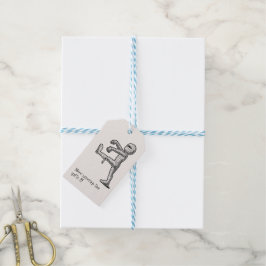 Halloween lustig entpackt nun die Geschenke Geschenkanhänger