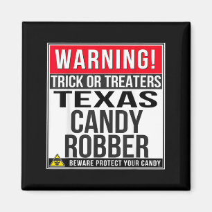 Halloween Lustig Texas Magnet