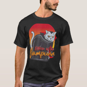 Halloween Lustige Rückkehr der Vampurr-Katze Vampi T-Shirt