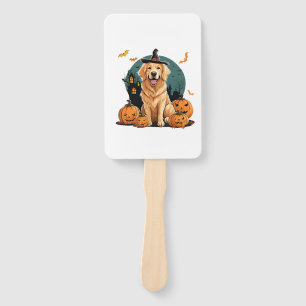halloween lustiger Hund Fächer