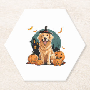 halloween lustiger Hund Untersetzer