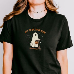Halloween Lustiger Scooter Geist Paar passende B T-Shirt