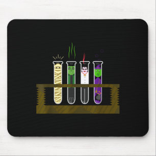 Halloween Lustiger Verrückter Wissenschaftler Reag Mousepad