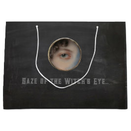Halloween Macabre Creepy Hexe Eye Große Geschenktüte