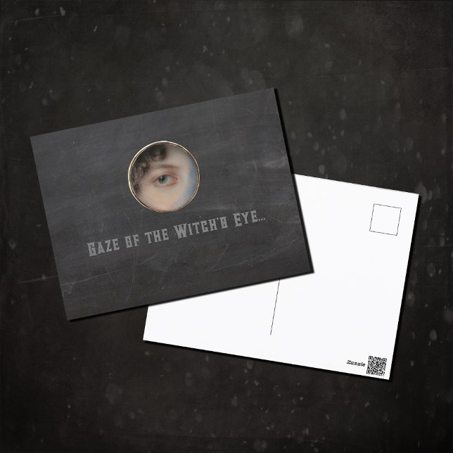 Halloween Macabre Creepy Hexe Eye Postkarte (Von Creator hochgeladen)