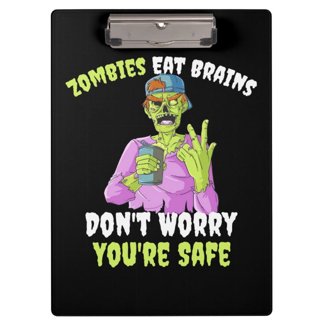 Halloween macht dir keine Sorgen, dass du sicher b Klemmbrett (Vorderseite)