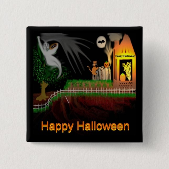 Halloween mag3 button (Vorderseite)