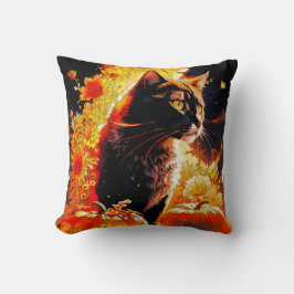 Halloween Magic Cat Kissen