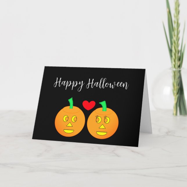 Halloween Magie: Leere Karte (Vorderseite)