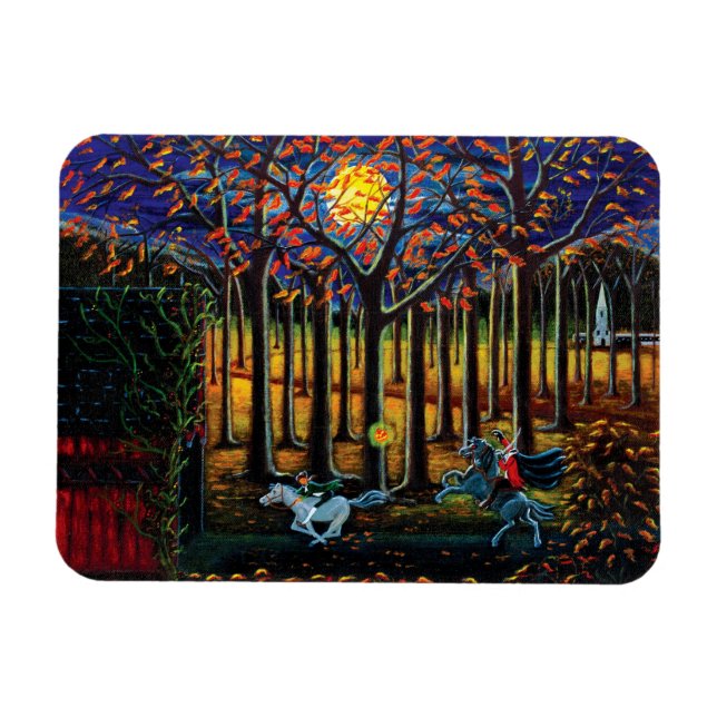 Halloween-Magnet "Headless Horseman" Magnet (Horizontal)