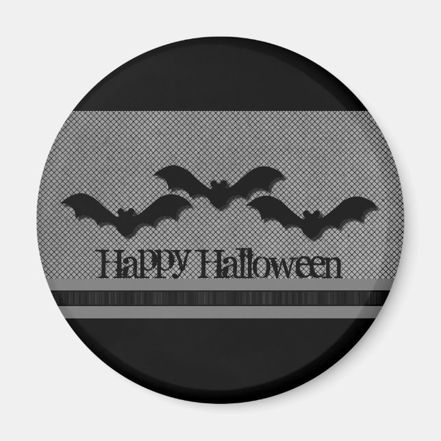 Halloween-Magnet, leicht grau Magnet (Vorne)